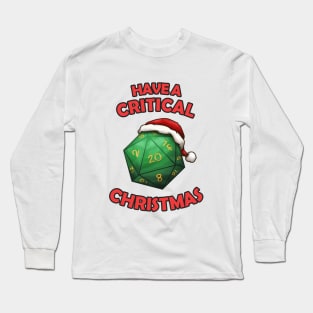 Have a Critical Christmas D20 Long Sleeve T-Shirt